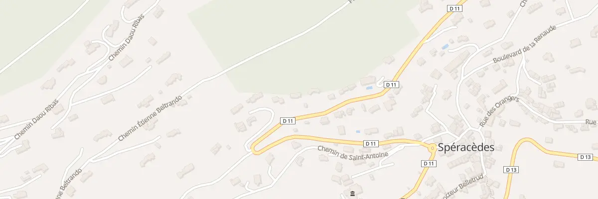 Plan du 460 Rte de Cabris à Spéracèdes