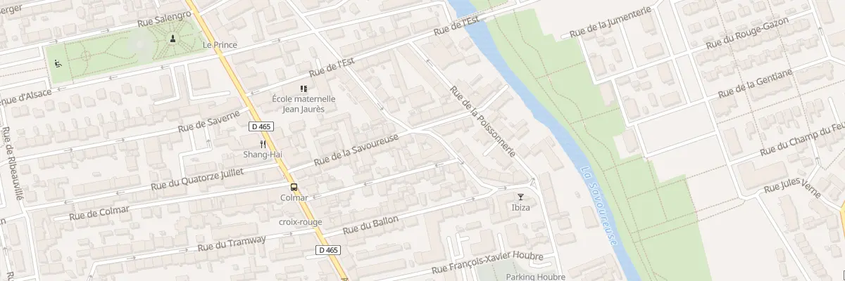 Plan du 13 Rue de la Savoureuse à Belfort