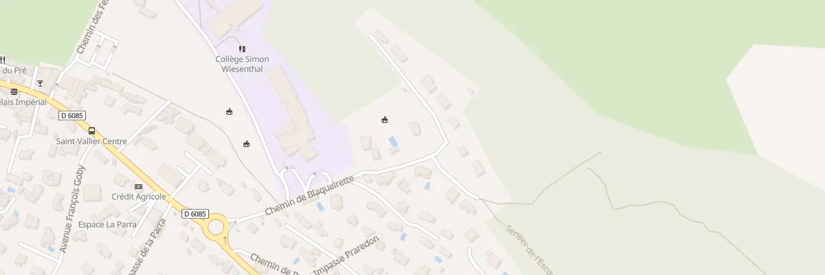 Plan du 251 Che de Blaqueirette à Saint-Vallier-de-Thiey