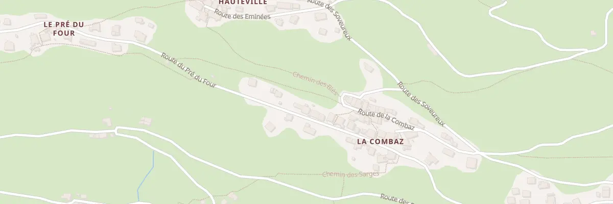 Plan du 490 Rte du Pré du Four à Montvalezan