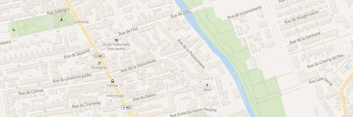 Plan du 9 Rue de la Savoureuse à Belfort