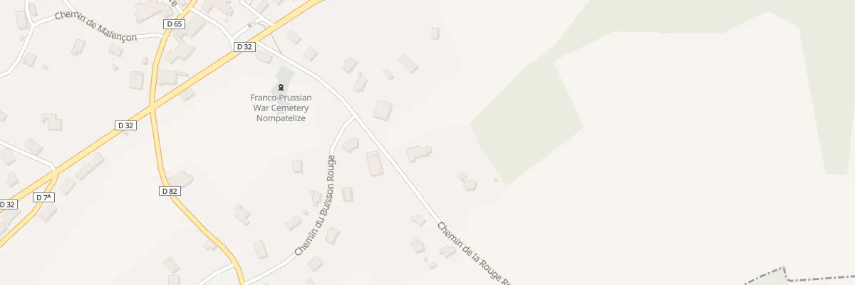 Plan du 277 Che de la Rouge Roye à Nompatelize