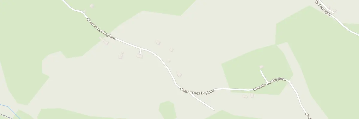 Plan du 86 Che des Beylons à Collongues