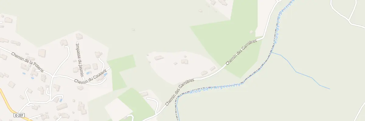 Plan du 601 Che des Garnières aux Adrets-de-l’Estérel