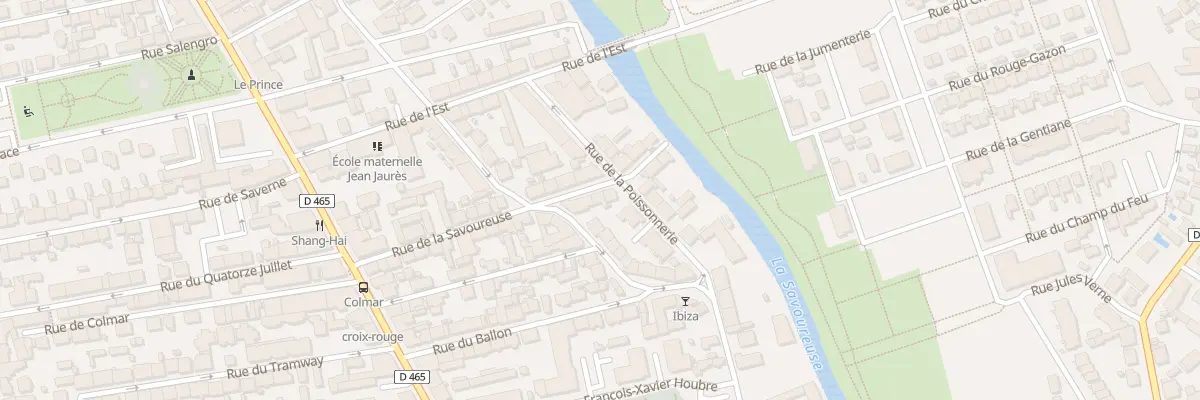 Plan du 7 Rue de la Savoureuse à Belfort