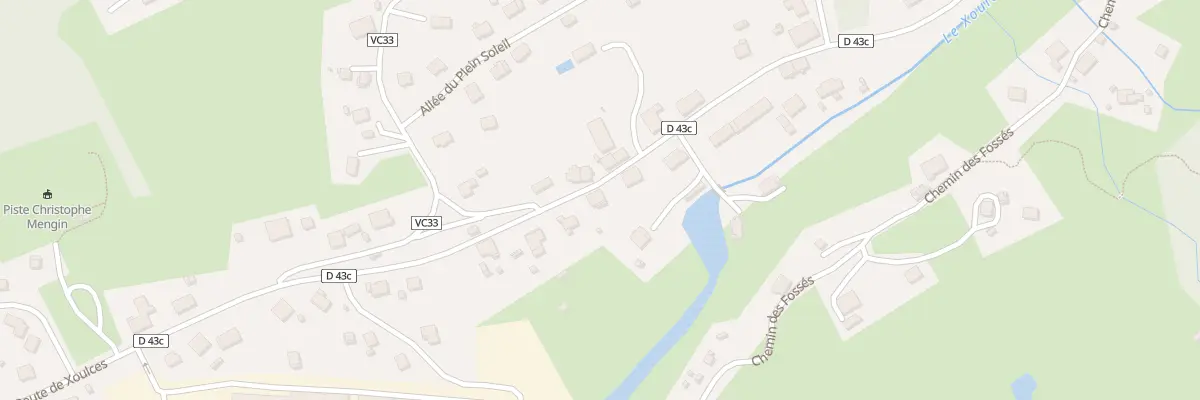 Plan du 32 Rte de Xoulces à Cornimont