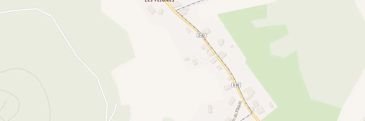 Plan du 162 Rte de St Die à Nompatelize