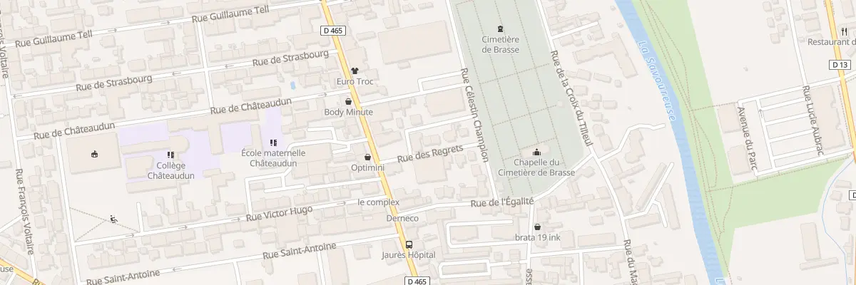Plan du 10 Rue Emile Py à Belfort