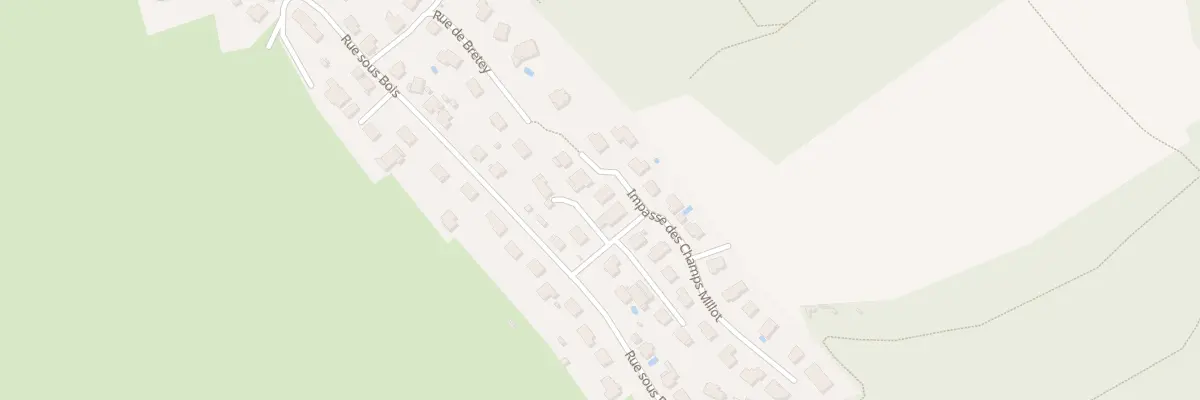 Plan du 2 Imp des Champs Millot à Taillecourt
