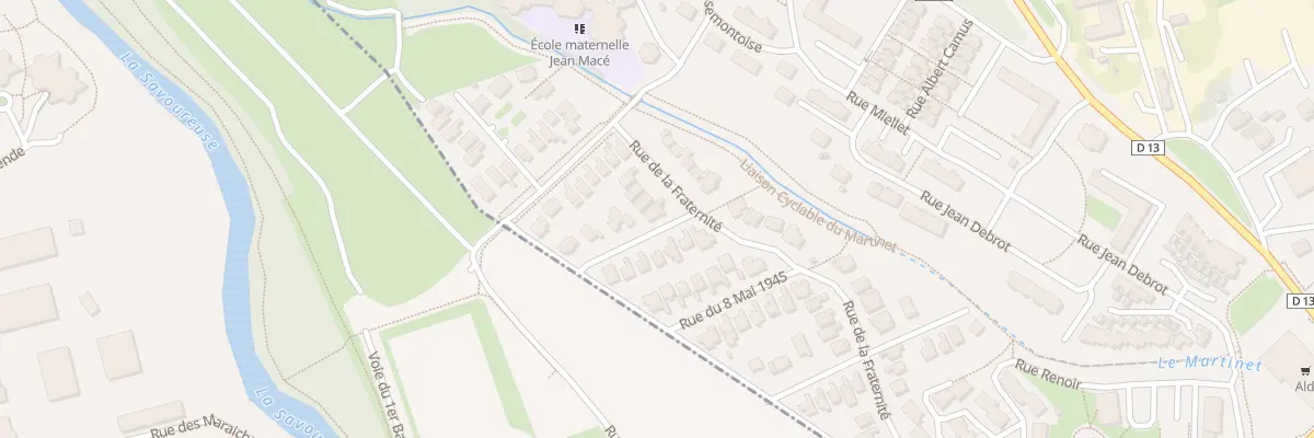 Plan du 8 Rue de la Fraternité à Offemont