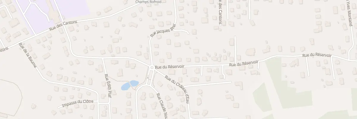 Plan du 23 Rue du Réservoir à Audincourt