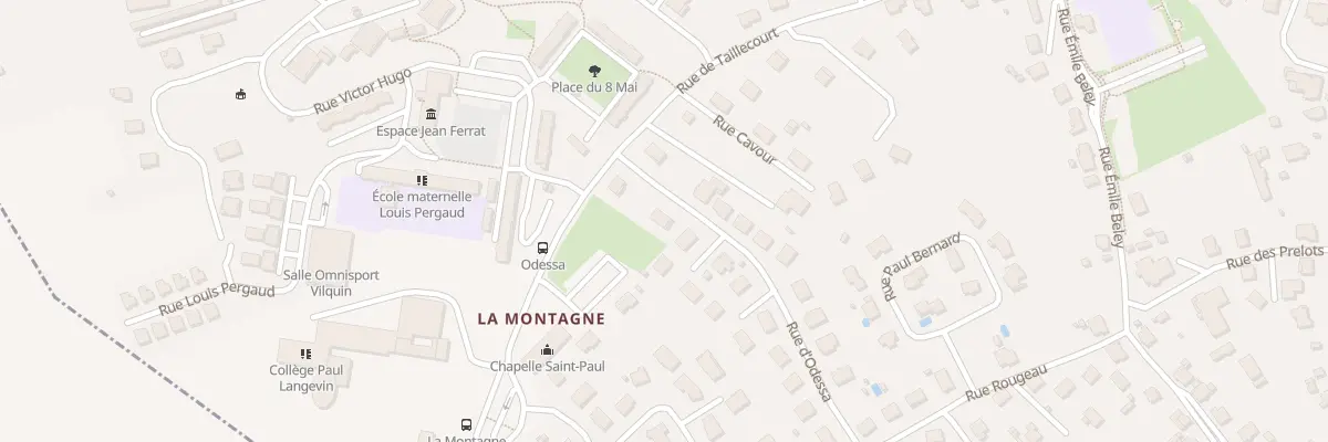 Plan du 4 Rue d’Odessa à Étupes