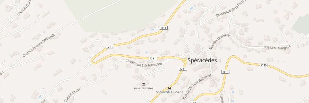 Plan du 12 Rte de Cabris à Spéracèdes