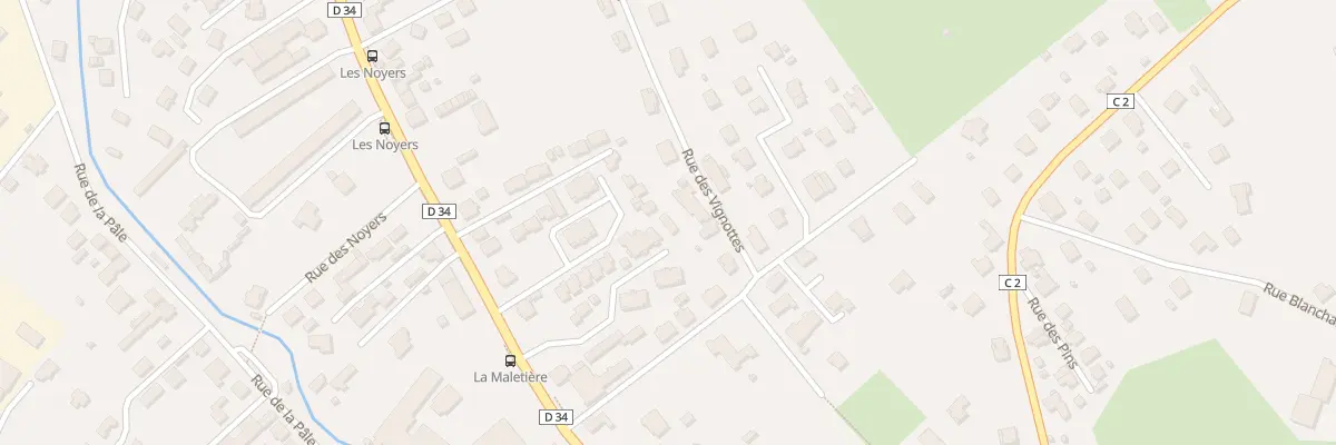 Plan du 9 Rue des Vignottes à Seloncourt