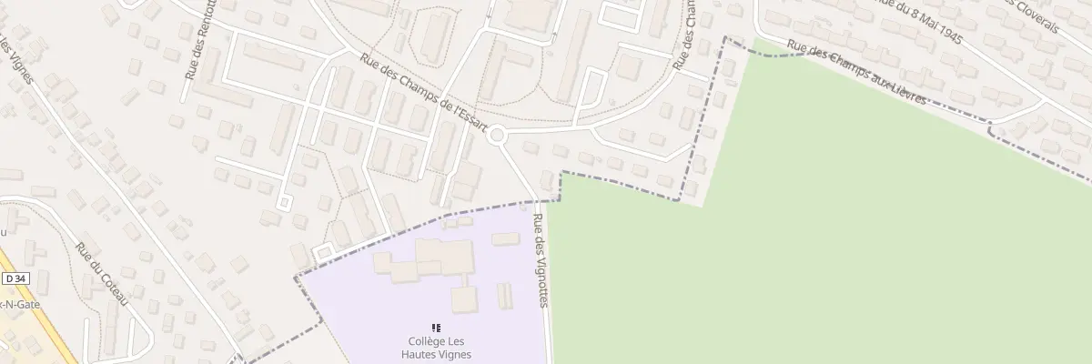 Plan du 26 Rue Champs de l’Essart à Audincourt
