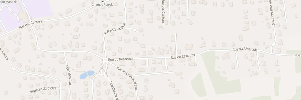 Plan du 27 Rue du Réservoir à Audincourt