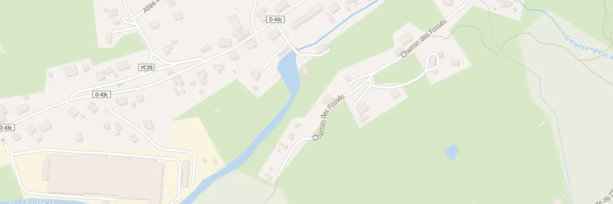 Plan du 38B Rte de Xoulces à Cornimont