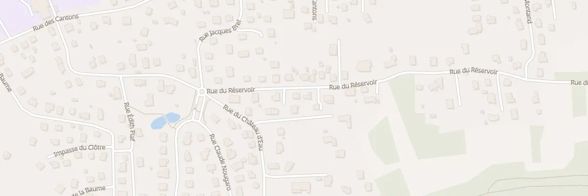 Plan du 24 Rue du Réservoir à Audincourt