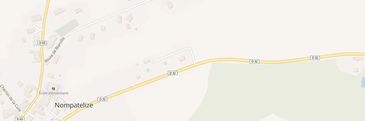 Plan du 840 Rte de Rambervillers à Nompatelize