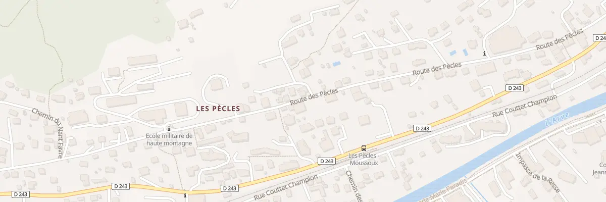 Plan du 577 Rte des Pècles à Chamonix-Mont-Blanc