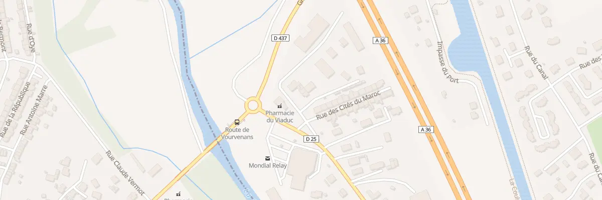 Plan du 4A Rue du Commerce à Trévenans