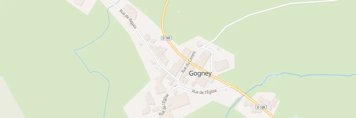 Plan du 16 Rue du Centre à Gogney