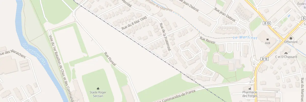 Plan du 17 Rue du 19 Mars 1962 à Offemont