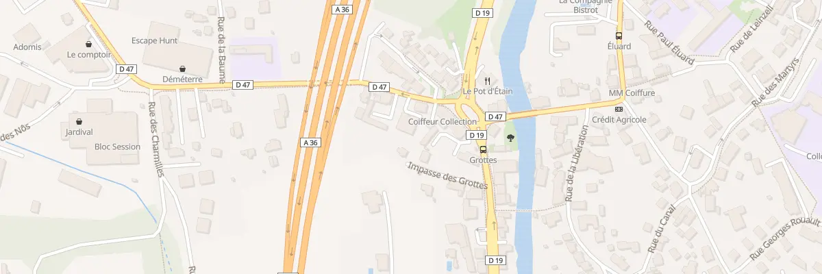 Plan du 3 Rue du 21 Novembre à Danjoutin