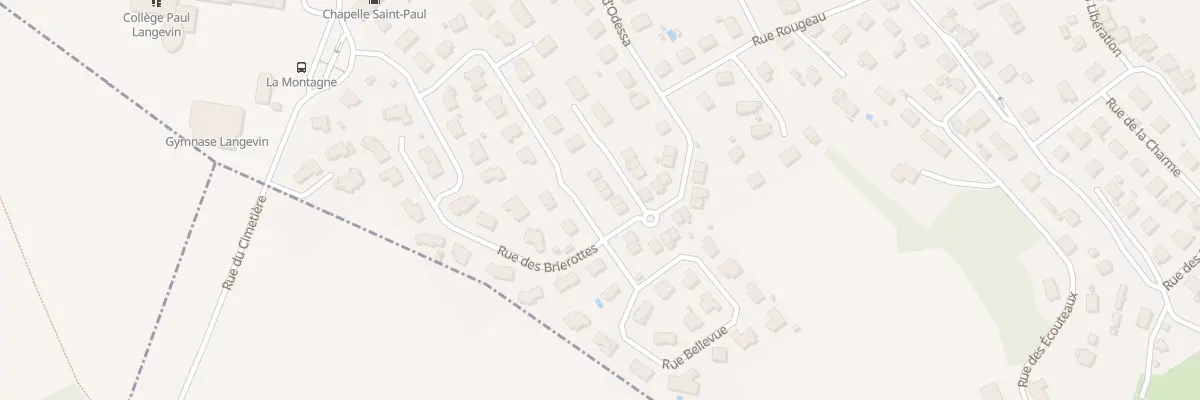 Plan du 41 Rue d’Odessa à Étupes