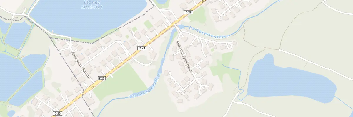 Plan du 23 All des Aubépines à Éloie