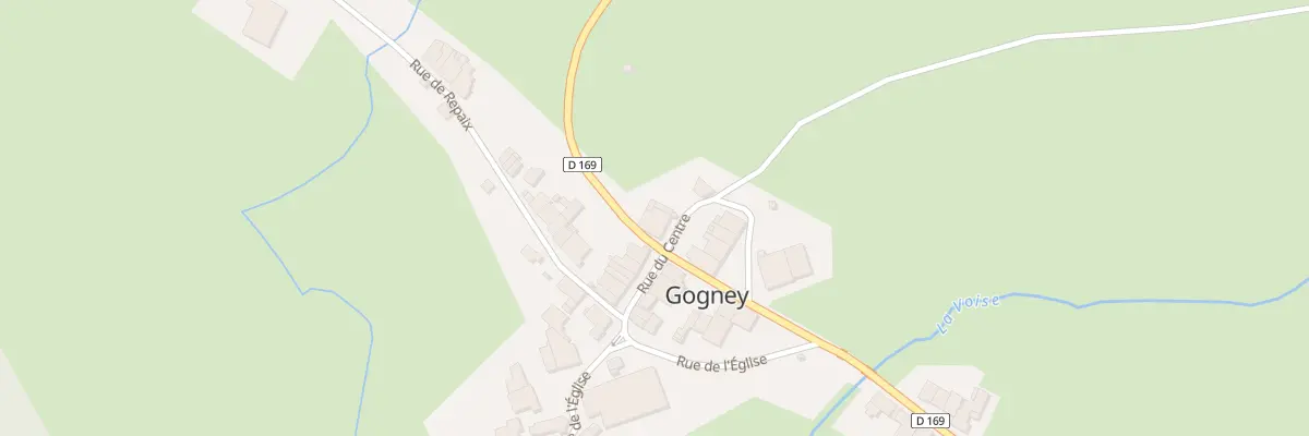Plan du 15 Rue du Centre à Gogney