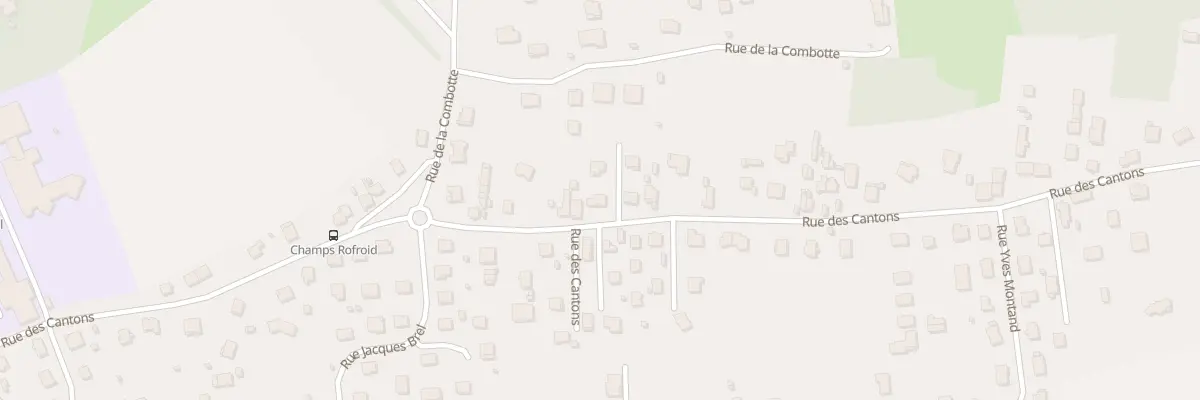 Plan du 87A Rue des Cantons à Audincourt