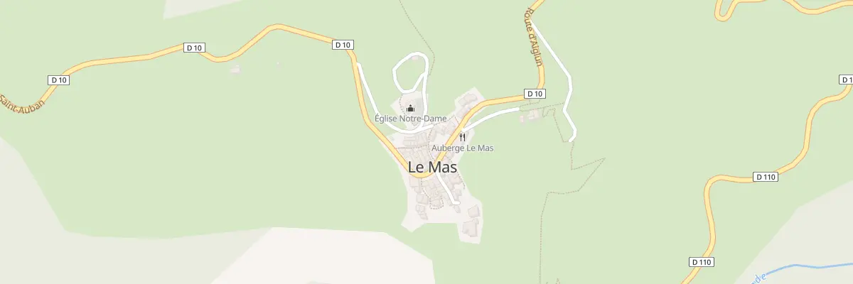 Plan du 39 Mte de l’Eglise au Mas