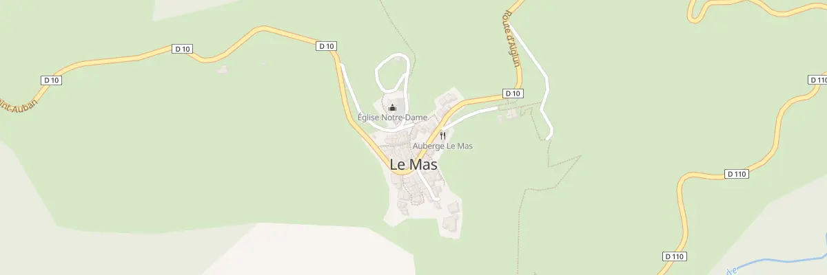Plan du 34 Mte de l’Eglise au Mas