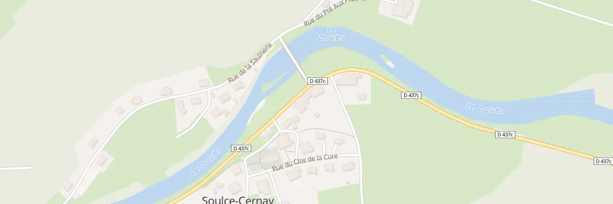 Plan du 10 Rte de Ste Ursanne à Soulce-Cernay