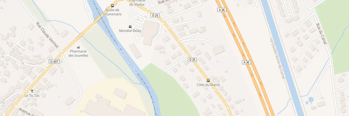 Plan du 1 Imp de la Savoureuse à Trévenans