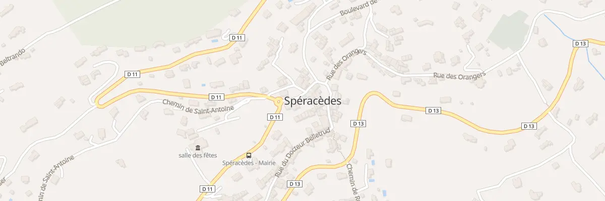Plan du 3 Bd du Doc Sauvy à Spéracèdes