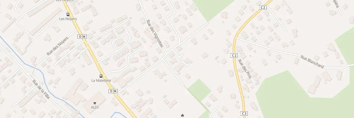 Plan du 10 Rue des Vignottes à Seloncourt