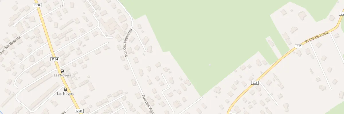 Plan du 28 Rue des Vignottes à Seloncourt