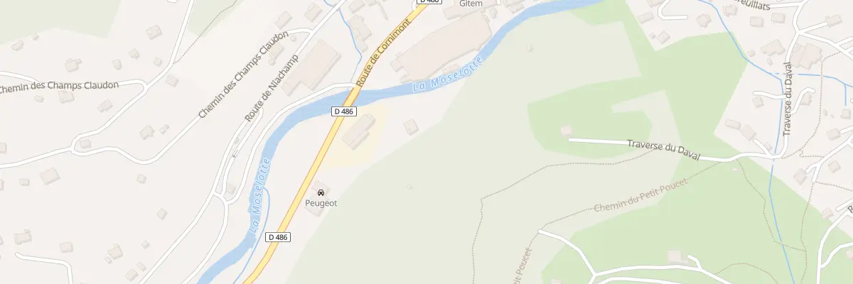 Plan du 19B Rte de Cornimont à La Bresse