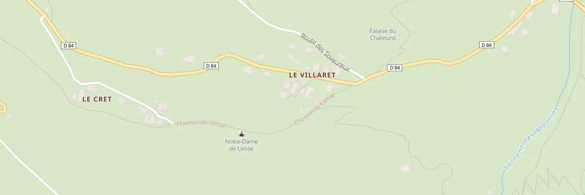 Plan du 36 Che du Lavoir à Montvalezan