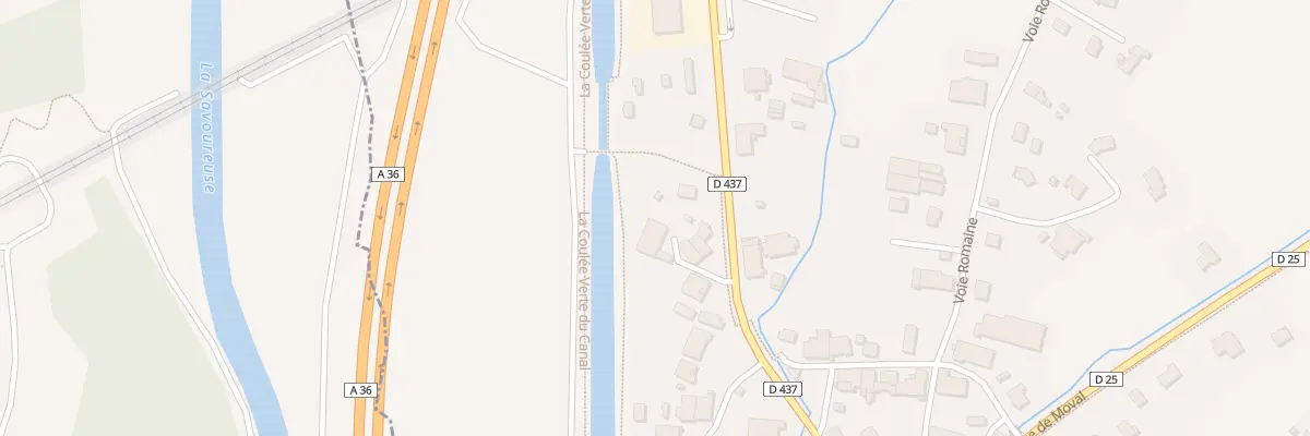 Plan du 55 Rue Grande Rue à Trévenans