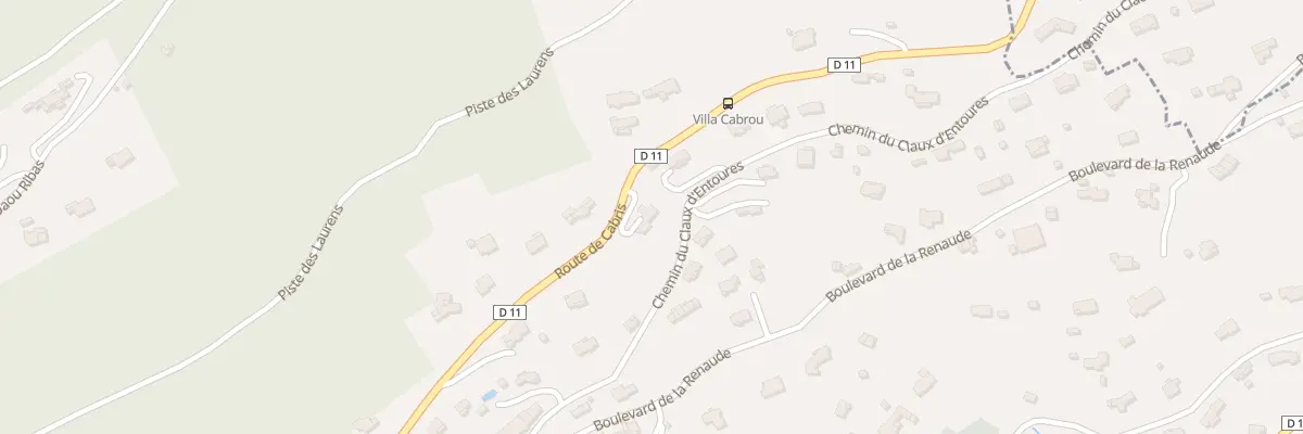 Plan du 5524 Rte de Cabris à Spéracèdes