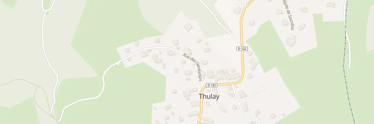 Plan du 1B Rue des Genevriers à Thulay