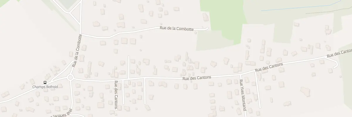 Plan du 95T Rue des Cantons à Audincourt