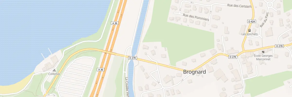 Plan du 25 Rue du Paquis à Brognard