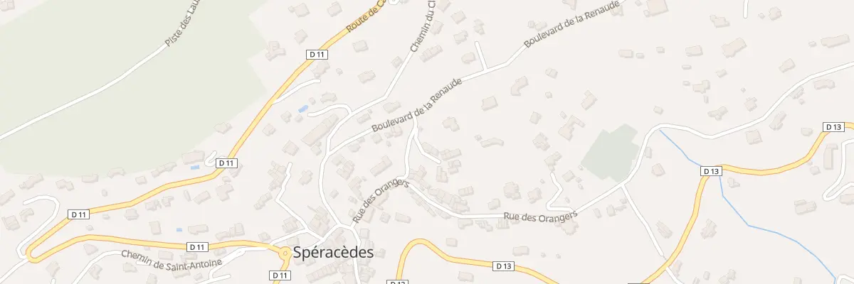 Plan du 1 Rue du Collet à Spéracèdes