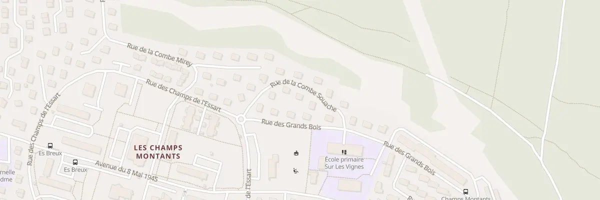 Plan du 6 Rue de la Combe Souache à Montandon