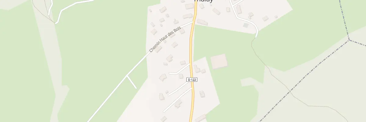 Plan du 5 Rte de Sevralon à Thulay