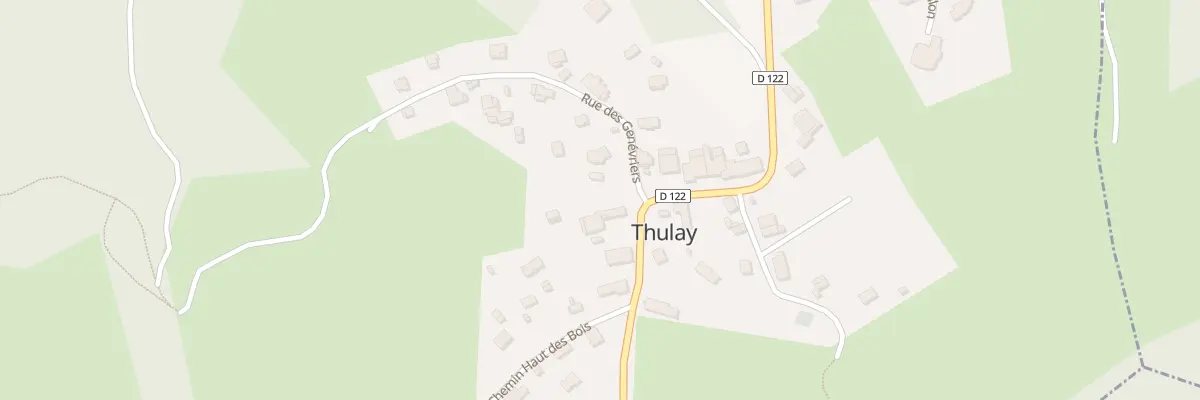 Plan du 17 Rte de Sevralon à Thulay